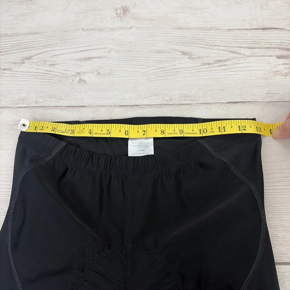 Bellwether Cycling Shorts Men's Large Black Nylon Spandex Blend Excellent